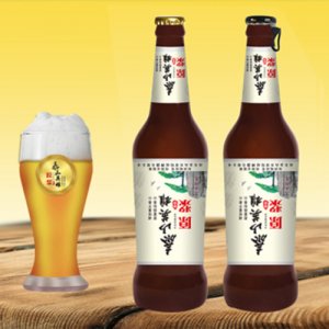 泰山英雄原漿啤酒500ml棕瓶