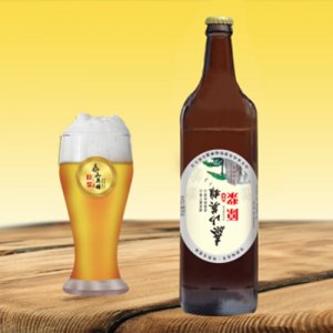 泰山英雄原漿啤酒720ml棕瓶