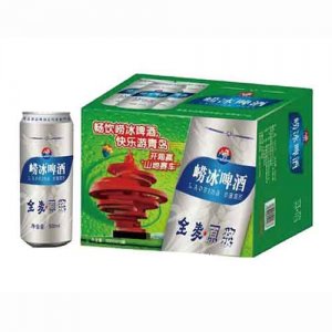 嶗冰啤酒全麥原漿500ml×12罐