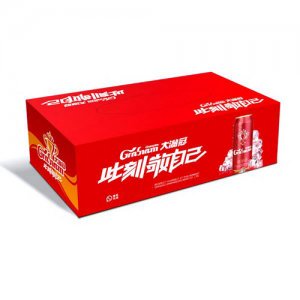 大滿冠啤酒紅色易拉罐箱裝