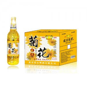 愛京菊花養生啤酒500ml金裝
