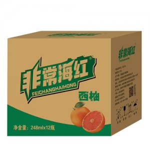 非常海紅碳酸飲料西柚味248mlx12瓶