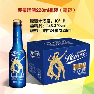 英豪啤酒豪邁228mlx24瓶