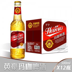 英豪瑪咖8°啤酒500mlx12瓶