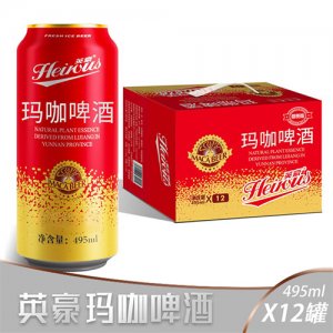 英豪瑪咖啤酒495mlx12罐