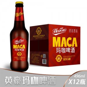 英豪瑪咖啤酒496mlx12瓶