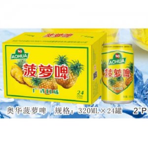 奧華菠蘿啤320mlx24罐