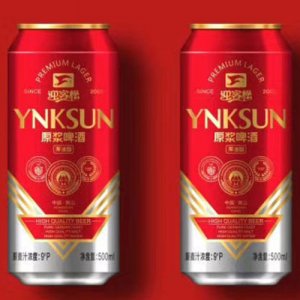 迎客松原漿啤酒500ml