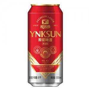 迎客松原漿啤酒渾濁型9度500ml