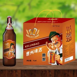 曹州原漿啤酒1Lx6瓶