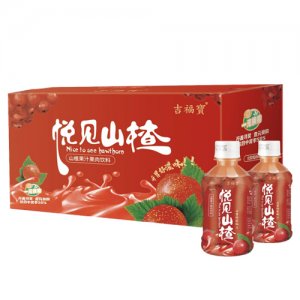 吉福寶悅見山楂果肉果汁飲料簡箱
