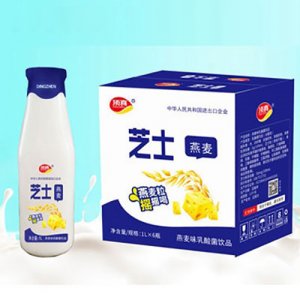 頂真芝士燕麥味乳酸菌飲品1L×6瓶