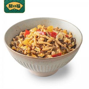嘉樂聚口福速食冷凍方便菜泡椒肉絲180g*10袋