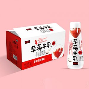 鮮點子草莓牛乳乳酸菌飲品350mlx15瓶