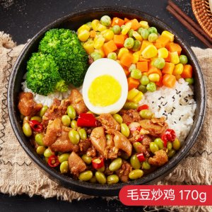 菜字頭毛豆燒雞170g料理包