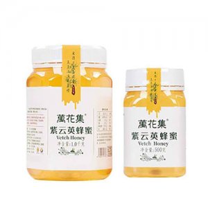 萬花集紫云英蜂蜜塑料瓶裝500g、1000g