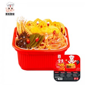 渝心食品重慶麻辣方便即食冷水自熱自助速食自煮火鍋
