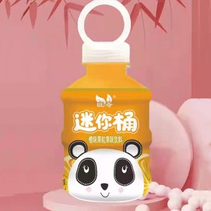旺奇迷你桶橙味果粒果味飲料