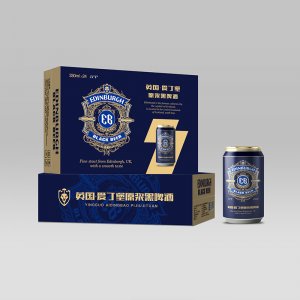 英國愛丁堡原漿黑啤酒 新版330ml標箱