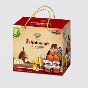 英國愛丁堡原漿啤酒500mLx8專用瓶禮盒