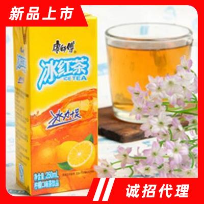 康師傅冰紅茶果味飲品250ml盒裝