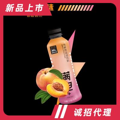 滿電電解質運動飲料500ml功能飲料招商代理瓶裝黃桃味