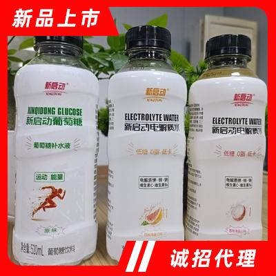 新啟動葡萄糖飲料+電解質水運動飲料520ml