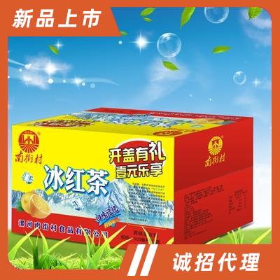南街村冰紅茶調味茶飲料500毫升X15瓶夏季初飲批發招商
