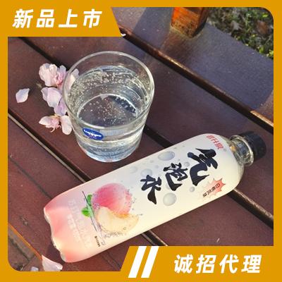 碧升泉白桃風味蘇打氣泡水480ml夏季飲品招商代理