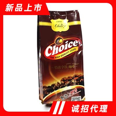 巧艾斯速溶咖啡粉三合一藍山拿鐵咖啡袋裝特濃摩卡咖啡粉原料