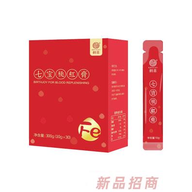初喜七寶桃紅膏