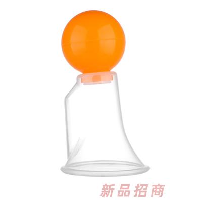 萌嘟嘟簡易吸奶器橙色