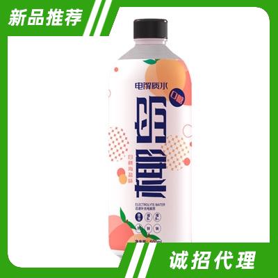 椰島電解質水白桃海鹽味