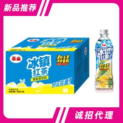 泰山冰鎮紅茶檸檬味紅茶飲料500毫升