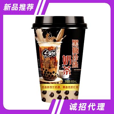 純π黑糖珍珠奶茶400ml