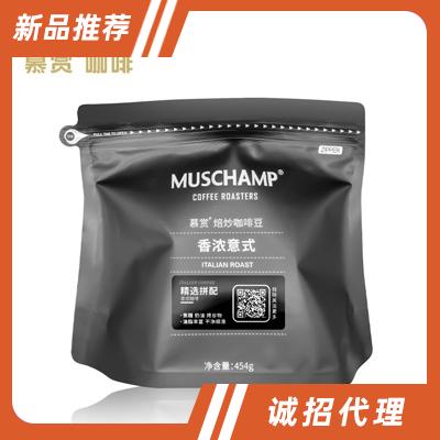 慕賞思想黑洞香濃意式焙炒咖啡豆454g