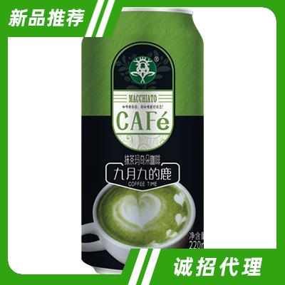 鹿神記抹茶瑪奇朵咖啡220ml