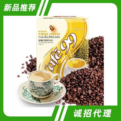 玖玖榴蓮白咖啡