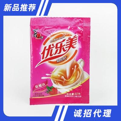 喜之郎奶茶優樂美草莓味22g