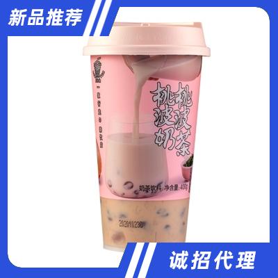 單記小葉妍桃桃波波奶茶飲料400g