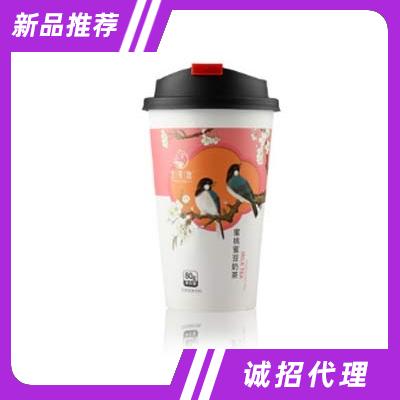 佳萊迪手工現泡奶茶冷泡奶茶蜜桃蜜豆奶茶80g