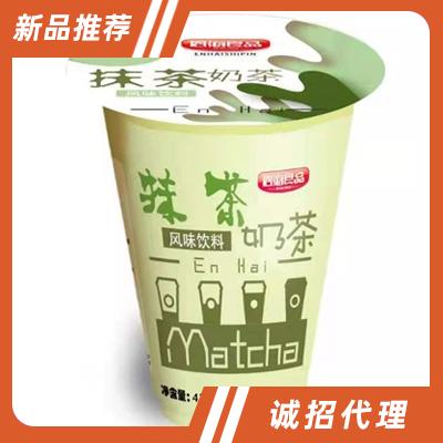 恩海抹茶奶茶風味飲料410克