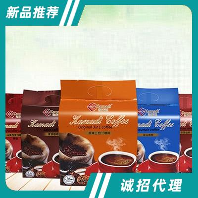 熱銷多口味速溶咖啡藍山拿鐵咖啡香醇原味三合一咖啡
