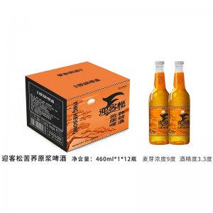 迎客松苦蕎原漿啤酒460ml