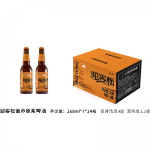 迎客松苦蕎原漿啤酒268ml
