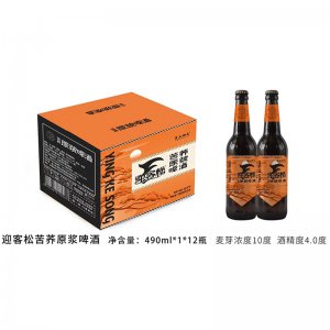 迎客松苦蕎原漿啤酒490ml