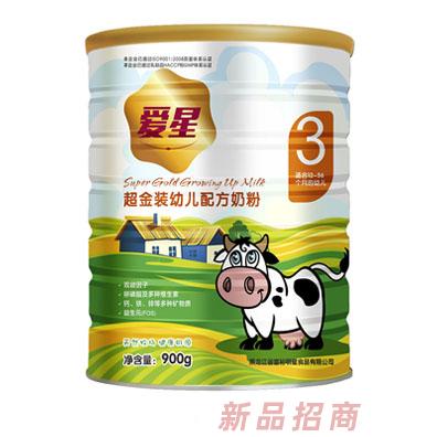 愛星超金裝幼兒配方奶粉3段900g