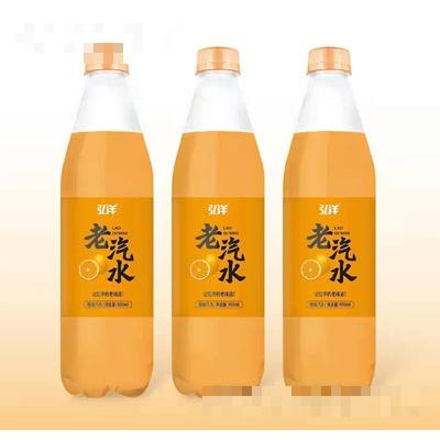 弘洋老汽水橙味汽水碳酸飲料招商490ml