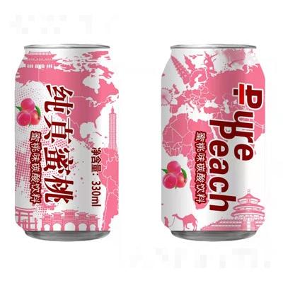 亞洲動力純真蜜桃碳酸飲料夏季汽水招商