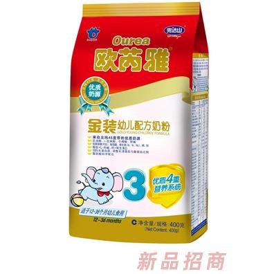 歐芮雅金裝幼兒配方奶粉袋裝400g